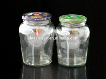 Wholesale hot sale high quality 1000ml glass canning jars