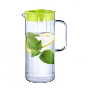 Jug de água de vidro de faixa 1500ml