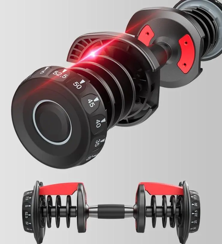 2021 Hot in Stock Rubber Hex PU Dumbells Wholesale Adjustable Dumbbell