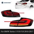 Feux arrière à LED HCMotionz pour BMW Series 5 F10 F18 M5 2011-2017 avec lumière du coffre