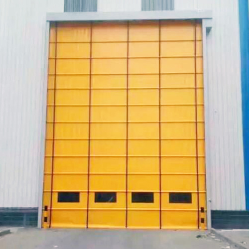 Automatic high speed stacking roller shutter