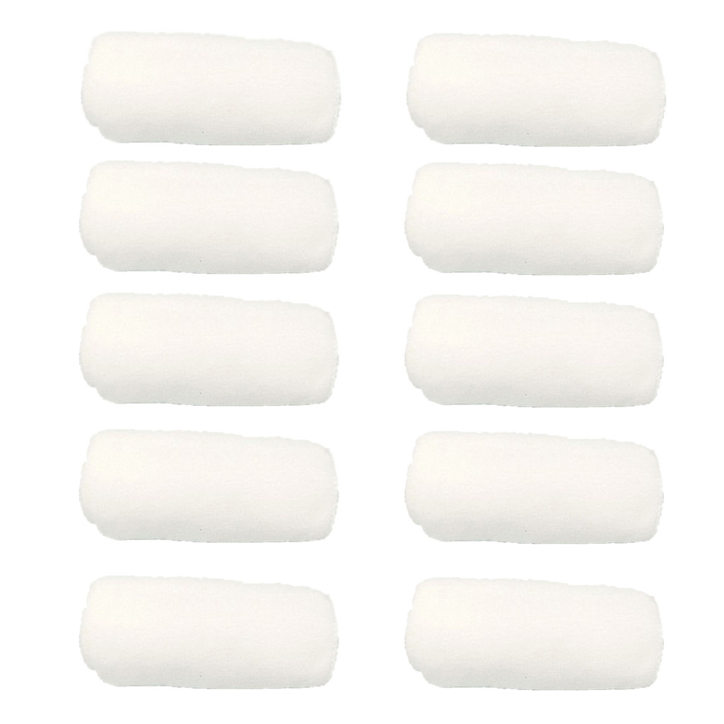 10PC White Ultra Soft Microfiber Fabric Face Hotel Bath Towel Wash Hand Portable Terry Towel Multifunctional Towel
