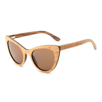 Cat Eye Wooden Sunglasses