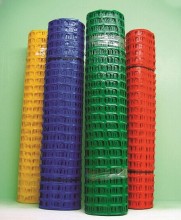 orange plastic barrier net