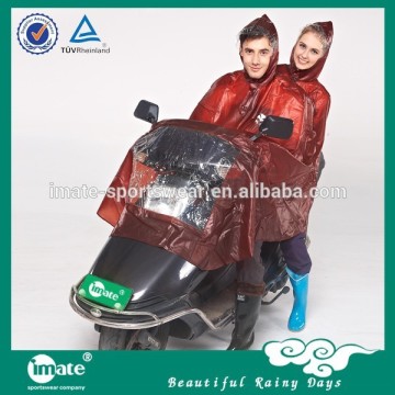 Wholesale transparent pvc long raincoat