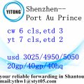 Economic Sea Freight from Shenzhen to Port Au Prince