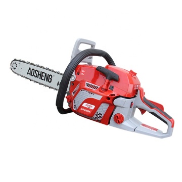 Low Noise 45cc Petrol Garden Chainsaw AOSHENG Blue