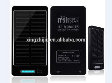 2200mah solar panel power case free logo portable solar charger case