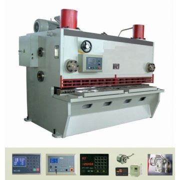 Hydraulic swing beam shear cutting machine