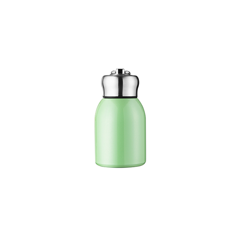 zielona mini butelka na wodę ze stali nierdzewnej o pojemności 10 uncji green Mini 10 oz Stainless Steel Water Bottle