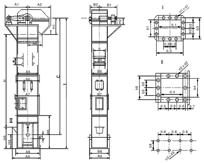 Nice quality bucket elevator belting for cement plant