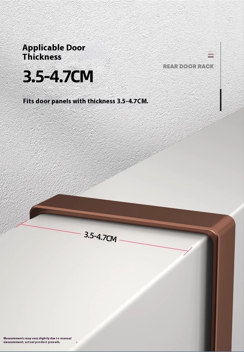 قفسه چند منظوره بالای در با قلاب Multifunctional Over Door Rack with Hooks