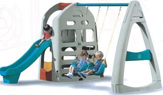Big Backyard Commercial Garden Castle Playground Swing Sets Slide