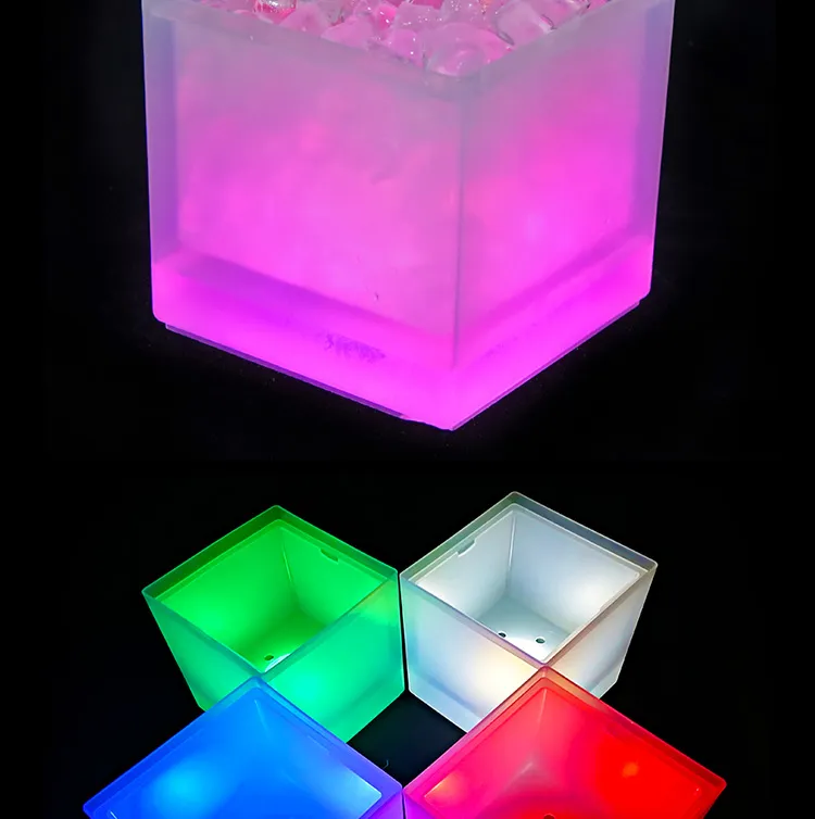 Stylish 3.5L LED Ice Bucket for Beer and Wine