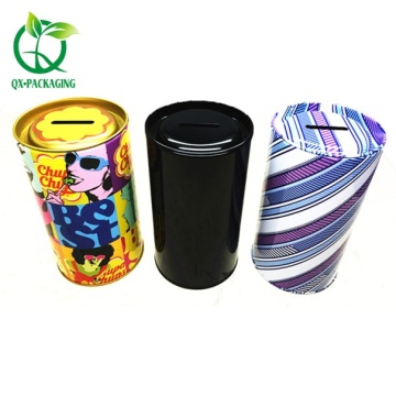 Custom tin can money box