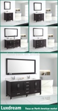 USA modern bathroom vanity series with quartz top