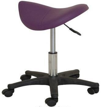 Adjustable Rolling Swivel Salon Stool for Barber and Dental Chairs