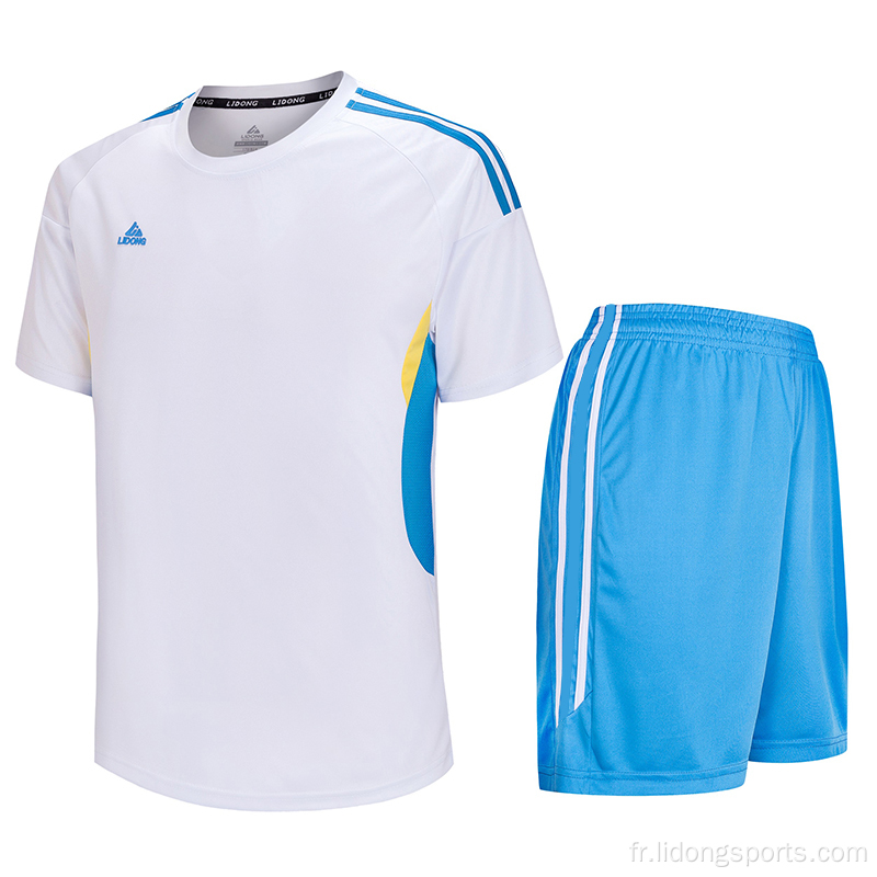 Maillots de football vierges en gros uniformes de football complet