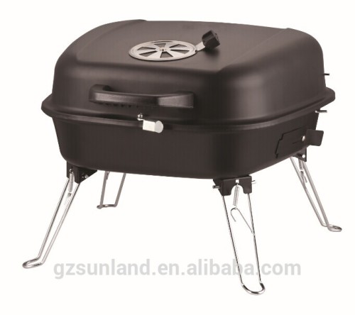 16''classic tabletop charcoal bbq grill with foldable legs