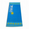 Terry Soft Blue Beach Towel