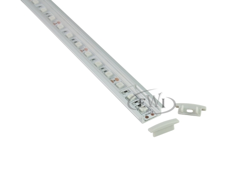 led aluminum profile with flange for flooring