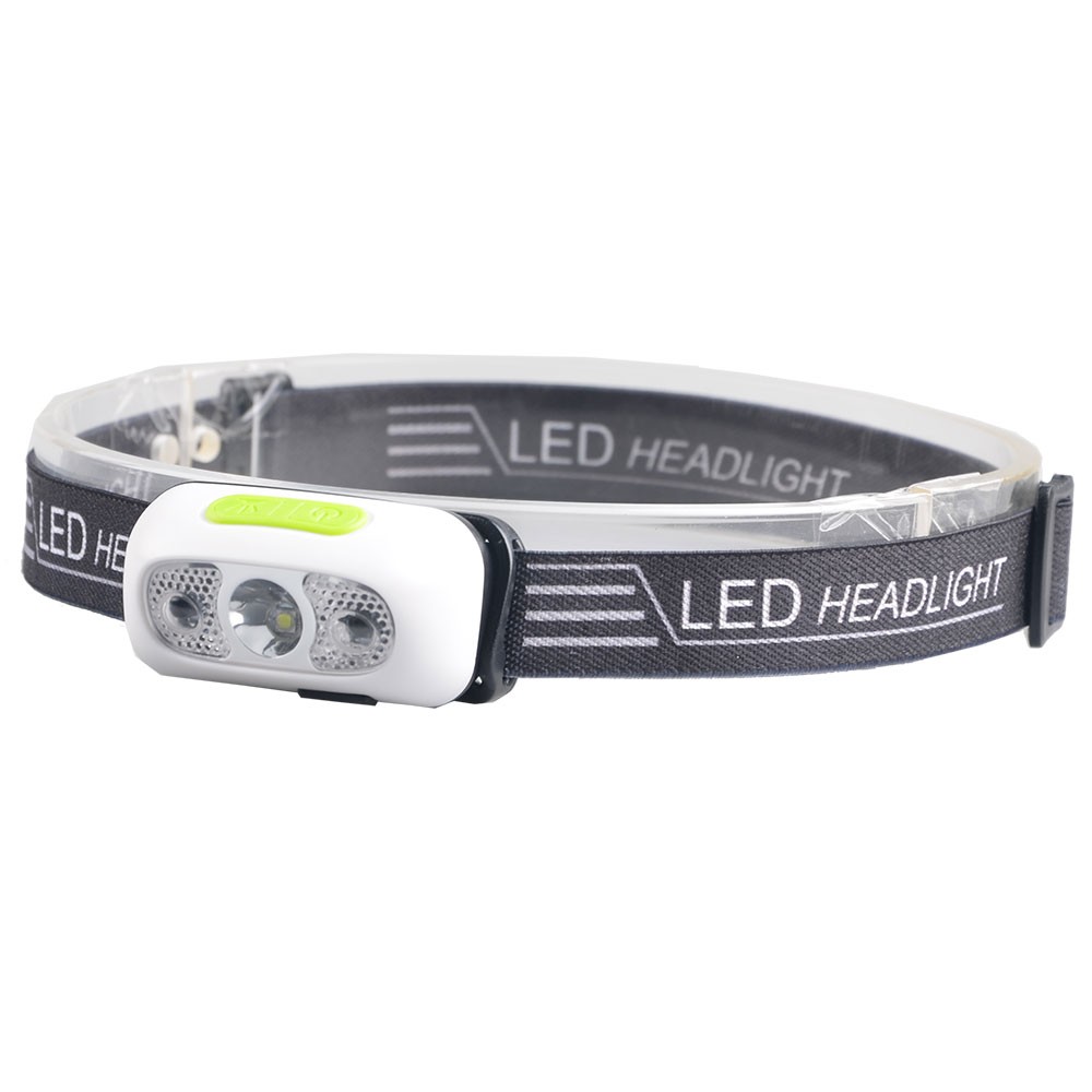 Induction Head Torch Lamp 3W XPE LED 300lm Motion Sensor usb rechargeable led headlamp