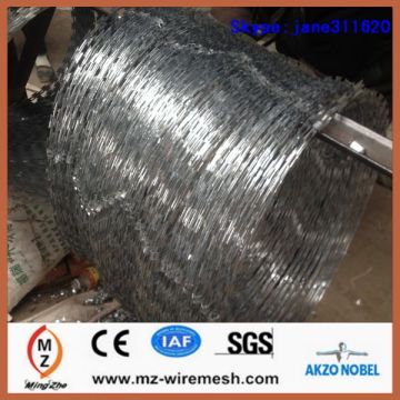 super quality galvanized razor wire on sale in China