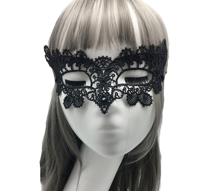 Masquerade Half FaceMask Lace Amorphous EyeMask PartyMask