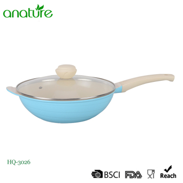 Ceramic Cookware Wok Aluminum Die Cast
