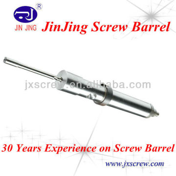 Injection screw design for pvc