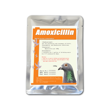 Bird Antibiotics Amoxicillin Soluble Powder Poultry Pigeon Respiratory Medicine