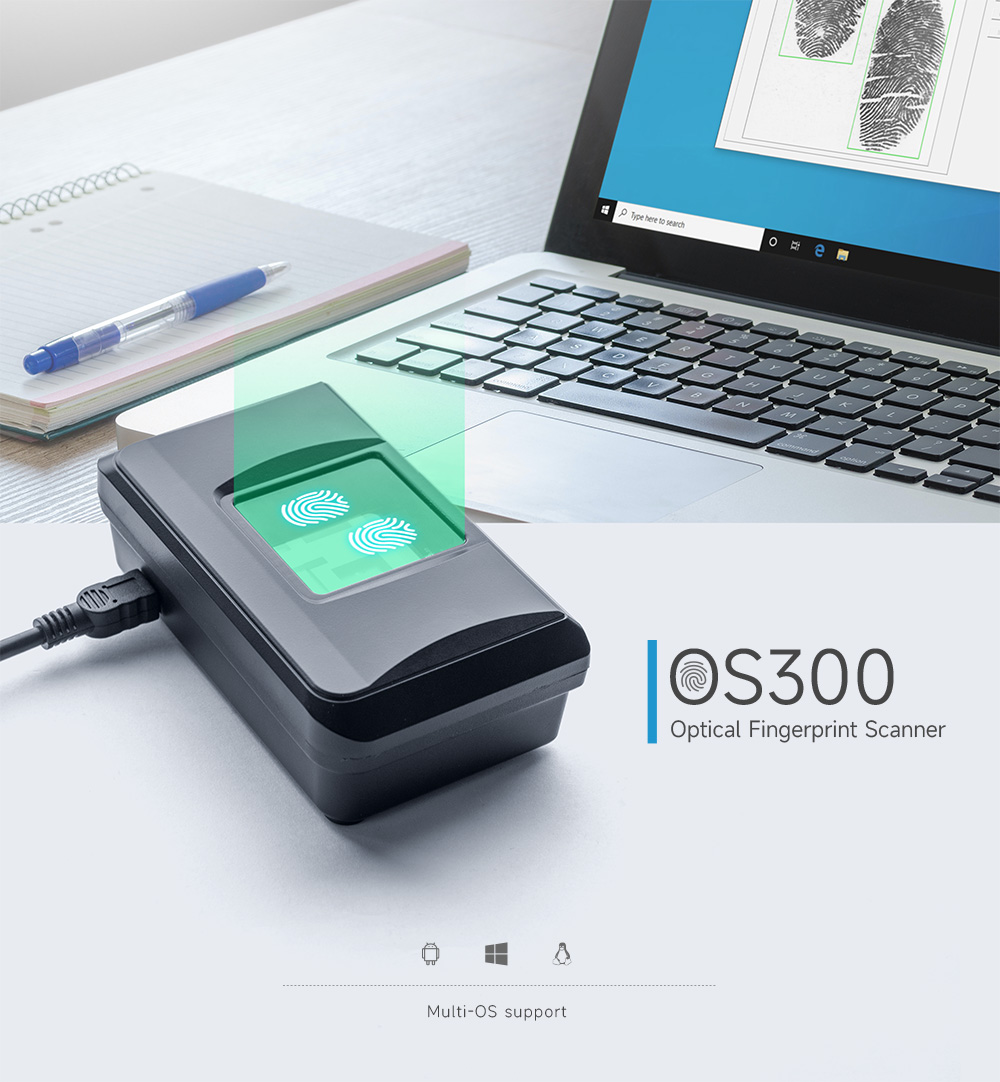 Optical Two Finger Scanner Device