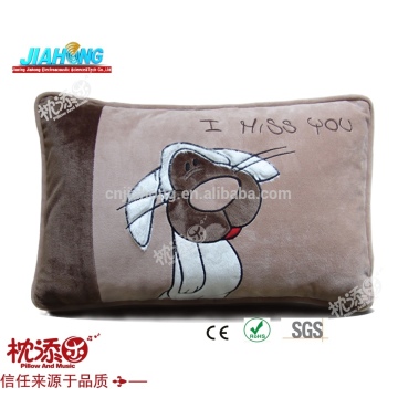 convertible pillow sleeping use comfortable super soft velour musical speaker pillow