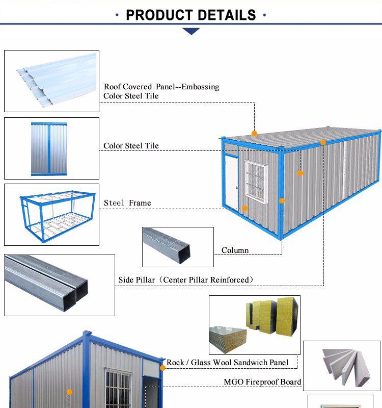 Well-Designed Solar Power Vocation Trailer Prebuilt Modular Container House