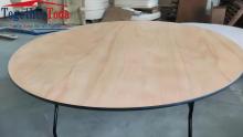Durable Outdoor Foldable Wood Round Dining Tables
