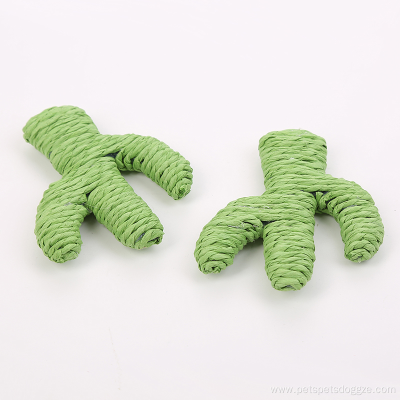 new design cactus cat toy rope scratcher toy