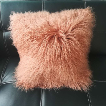 Tibetan pillow cover real fur pillow mongolian fur pillow