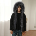 Luxury Mens Parka Coats with Fur Inside Custom