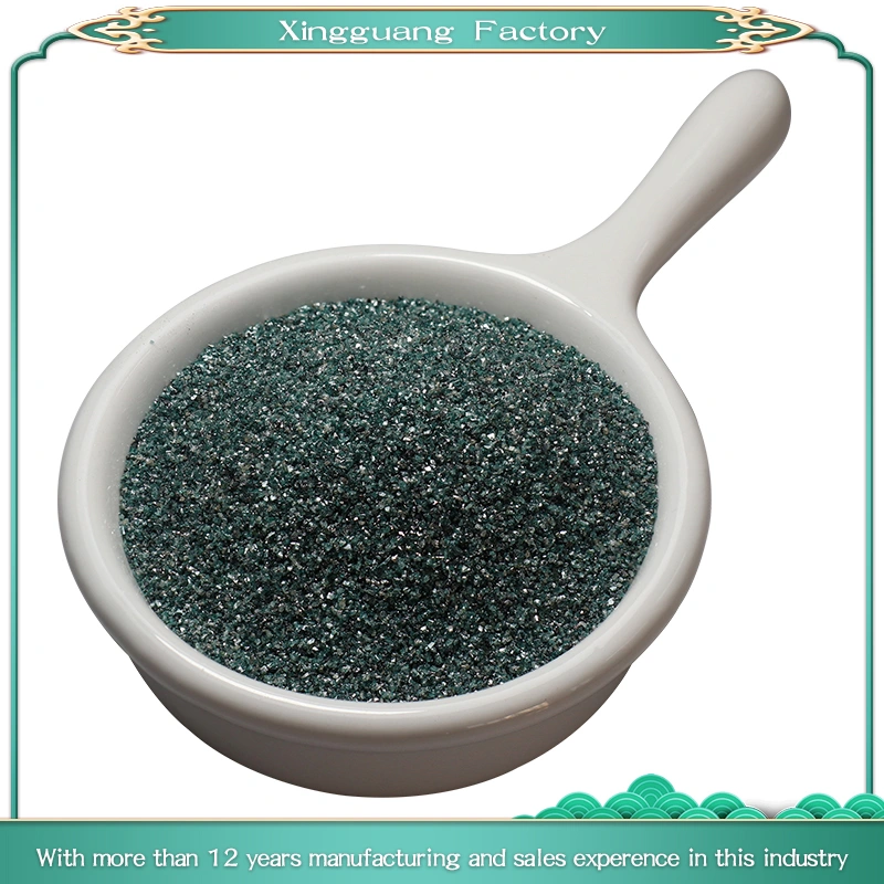 Green Silicon Carbide Sandblasting Material