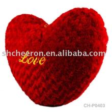 Plush heart pillow,stuffed heart pillow,valentine plush pillow