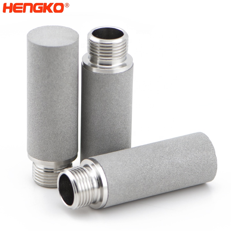 Sintered stainless steel filter probe porous housing soil humidity sensor moisture probe enclosure guard