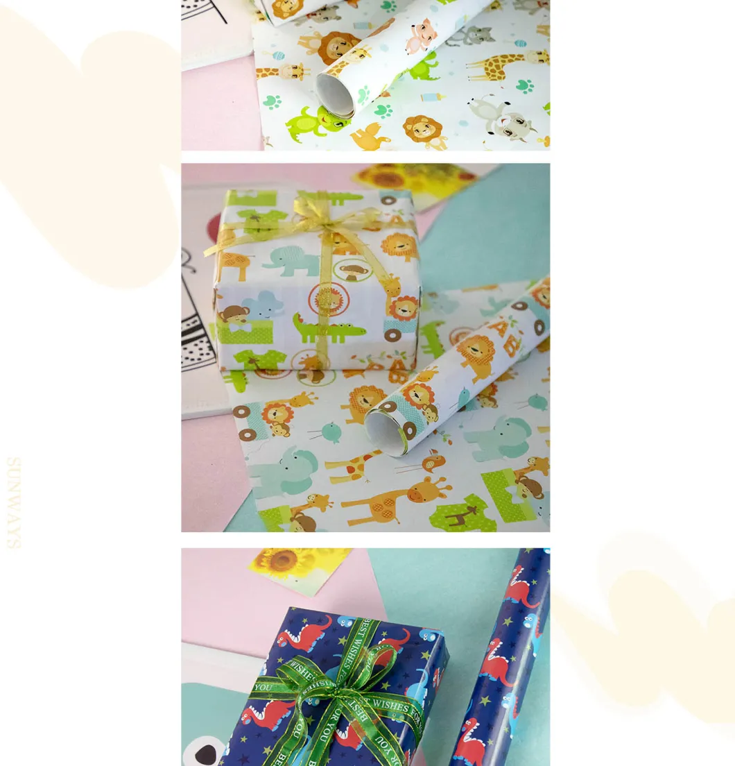 Children's Day Cartoon Birthday Gift Gift Box Wrapper Kindergarten Handmade Environmentally Friendly Paper