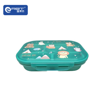 Cartoon lunch box and plastic bento box