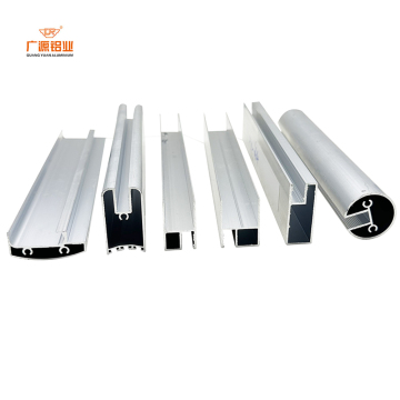 Polished U shape bathroom aluminium shower profile