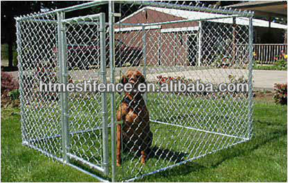 Chain Link Dog Cage Heavy Duty  Dog Kennel Galvanized Dog House