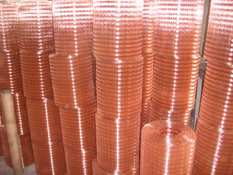 Copper Coated Welded Wire Mesh