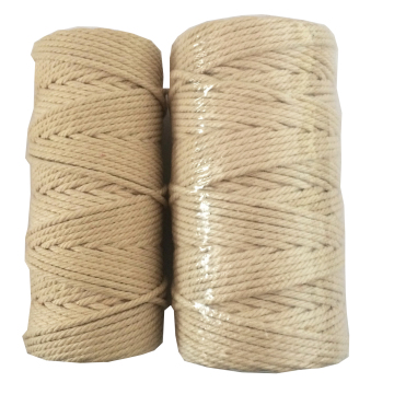 Cotton Macrame Cord, 3/4 Strand, 100% Cotton Rope, Macrame Twine