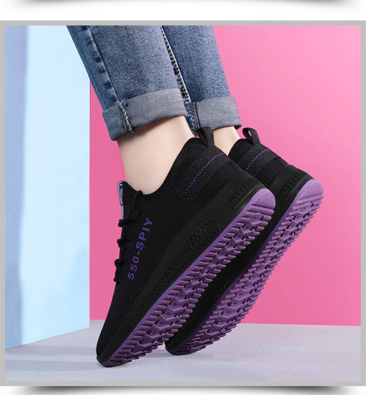New Products to Sell Latest Flat Shoes for Women Cheap Price Light Sport Shoes
