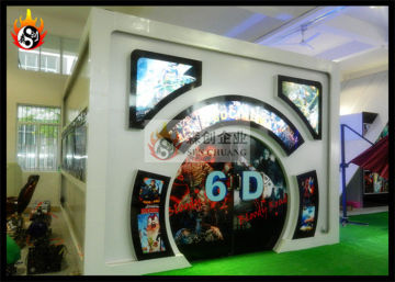 Dynamic 6d Cinema Equipment With Special Effects 3d Glasses