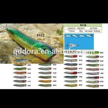 Poping Fishing Lures/ Plastic Hard Lures